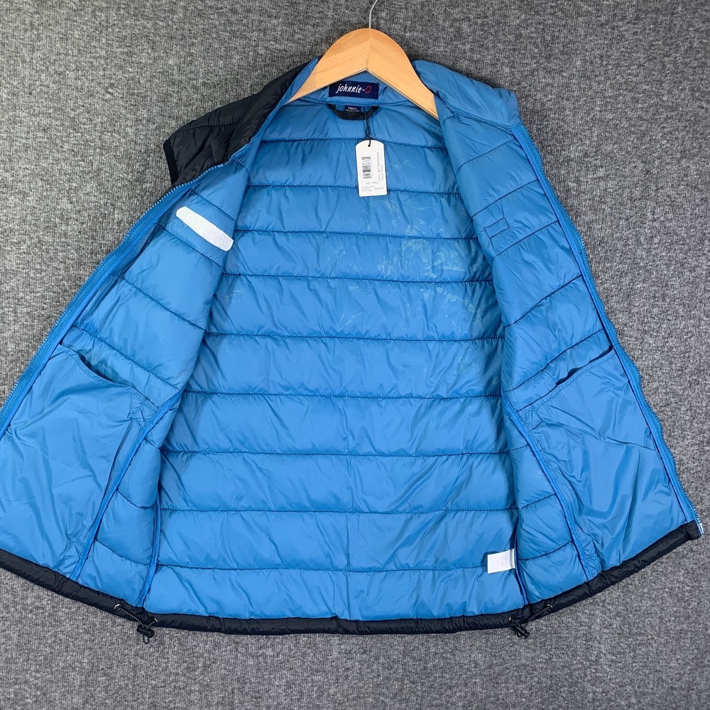 Johnnie O Hudson Vest Men Small Black Quilted Performance Golf Preppy NEW - Picture 6 of 11